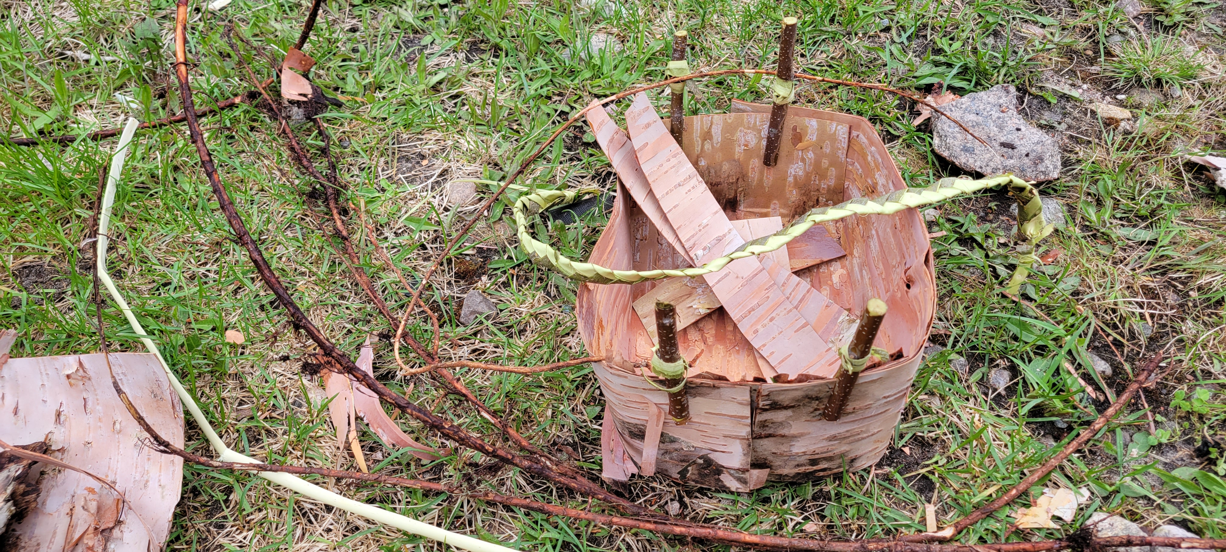 Paniers d’écorce de bouleau